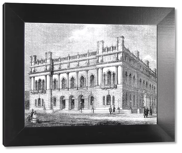 The New Townhall, Blackburn, 1857. Creator: Unknown