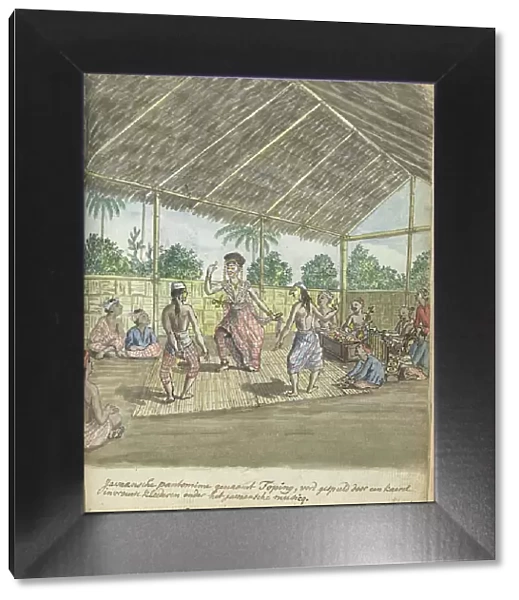 Javanese Pantomime called Toping, 1779-1785. Creator: Jan Brandes