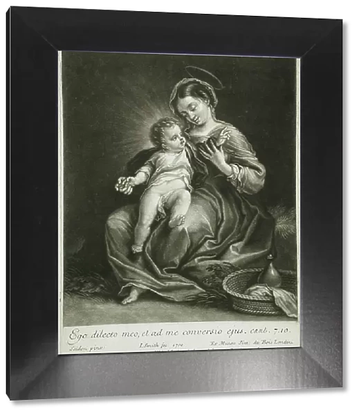Virgin and Child, 1700. Creator: John Smith