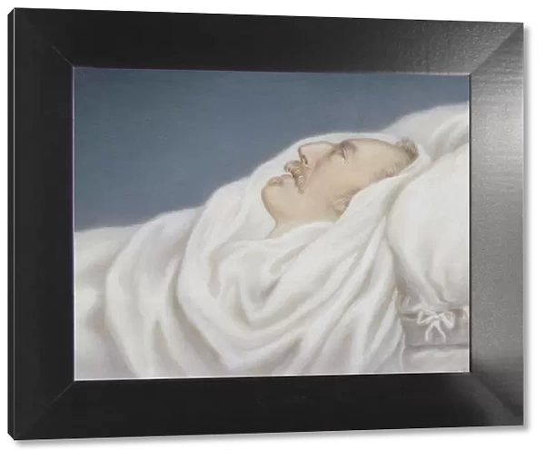 Gustav IV Adolf, 1778-1837, on his deathbed, mid-19th century. Creator: Gustav Nehrlich