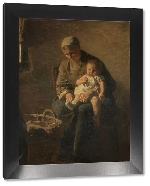 A Mother with her Child, c.1880-c.1899. Creator: Albert Neuhuys