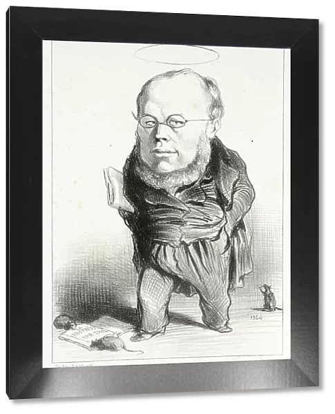 Proudhon, 1849. Creator: Honore Daumier