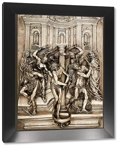 Plaque with The Flagellation of Christ, c.1560. Creator: Workshop of Guglielmo della Porta