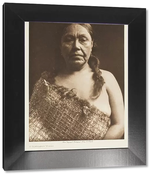 A Clayoguot Woman, 1915. Creator: Edward Sheriff Curtis