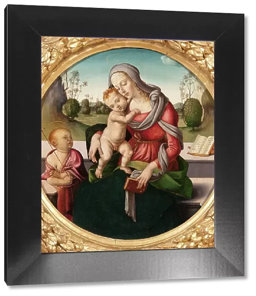 Madonna and Child and the Infant St John. Creator: School of Piero Di Cosimo