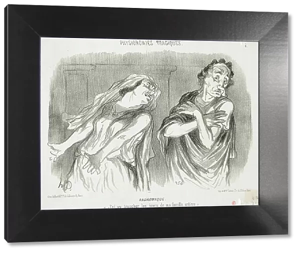 Andromaque, 1851. Creator: Honore Daumier