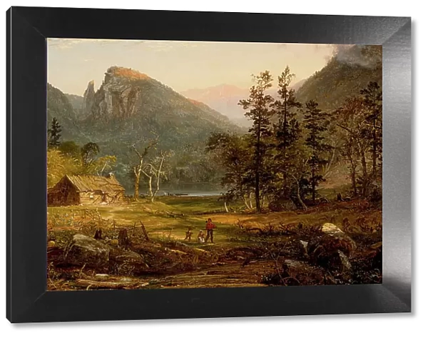 Pioneer's Home, Eagle Cliff, White Mountains, 1859. Creator: Jasper Francis Cropsey