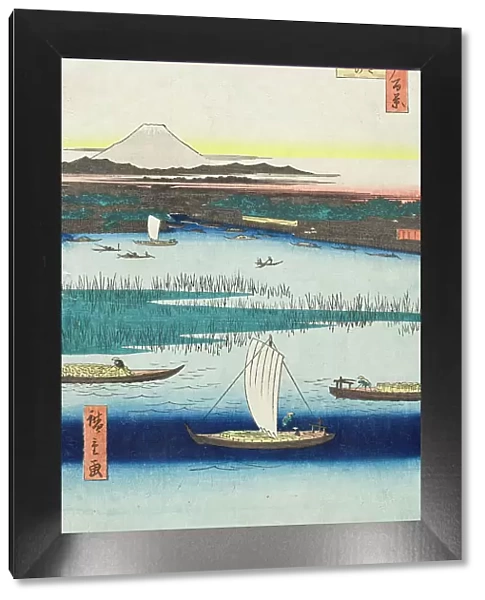 Dividing Pool at Mitsumata, 1857. Creator: Ando Hiroshige
