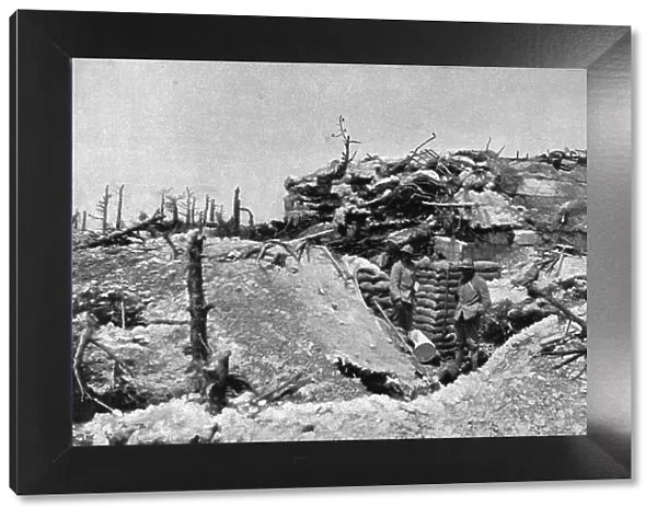 Sur le massif de Moronvilliers; Sur le Teton: blockhaus en ciment armé, 1917. Creator: Unknown