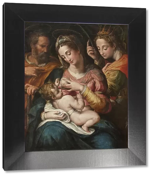 The Holy Family with St Catherine, late 16th-early 17th century. Creator: Giulio Cesare Procaccini