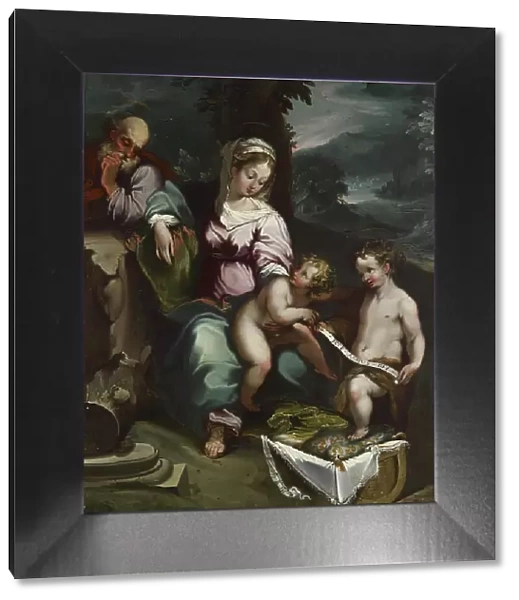 The Holy Family with the Infant St. John, 1580-1585. Creator: Francesco Vanni