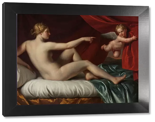 Venus and Cupid, c18th century. Creator: Unknown
