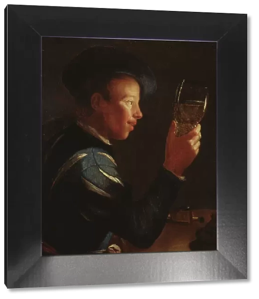 Young Man with a Glass Goblet, c1600s. Creator: Willem Willemsz. van der Vliet