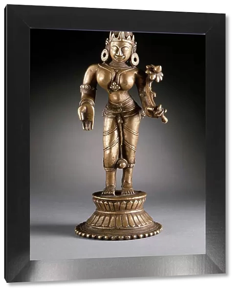 The Hindu Goddess Shri Lakshmi, 17th-18th century. Creator: Unknown
