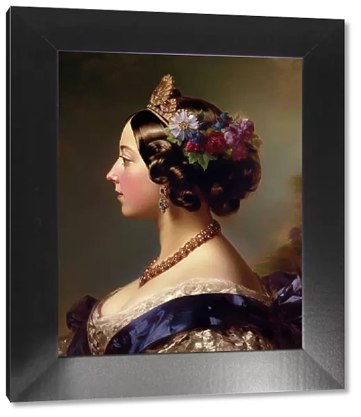 AI IMAGE - Portrait of Queen Victoria, 1840s, (2023). Creator: Heritage Images