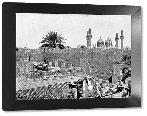 Distant Fronts, In Mesopotamia; The mosque of Kadhimiya, in Baghdad, 1917. Creator: Unknown