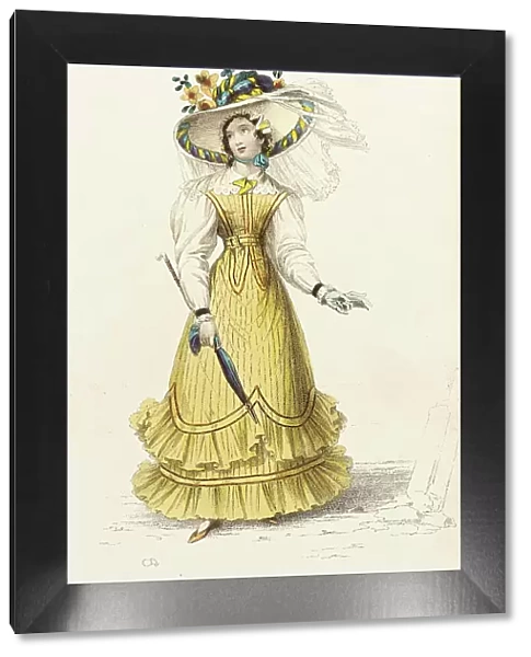 Fashion Plate (Sea-Side Costume), 1827. Creator: Rudolph Ackermann
