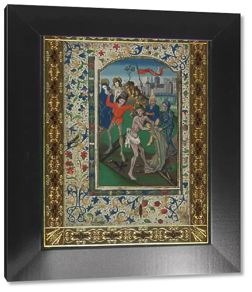 Martyrdom scene, early 15th century. Creator: Unknown