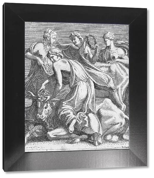 The Abduction of Europa, mid-16th century. Creator: Leon Davent