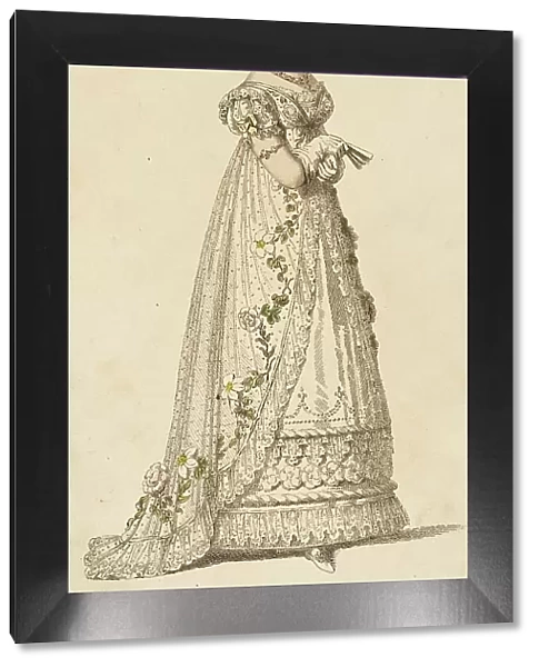 Fashion Plate (Full Dress), 1817. Creator: Rudolph Ackermann