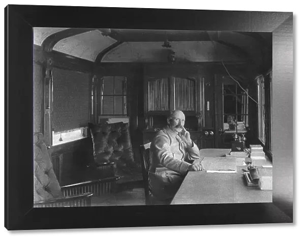 Le General Petain dans son Wagon-Salon, 1916 (1924) Creator: Unknown