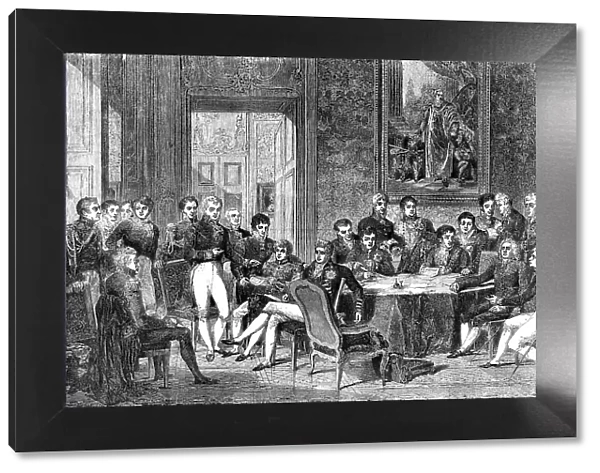 The Congress of Vienna: Sitting of the Plenipotentiaries of the Eight Powers who Signed the Treaty o Creator: Unknown