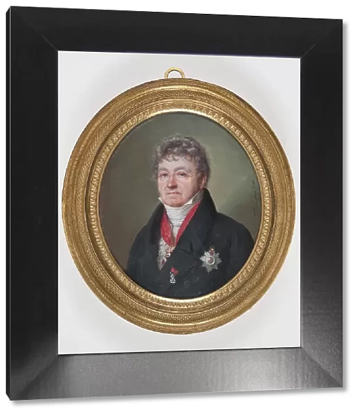 Portrait of a noble man, early 19th century. Creator: Lizinska de Mirbel