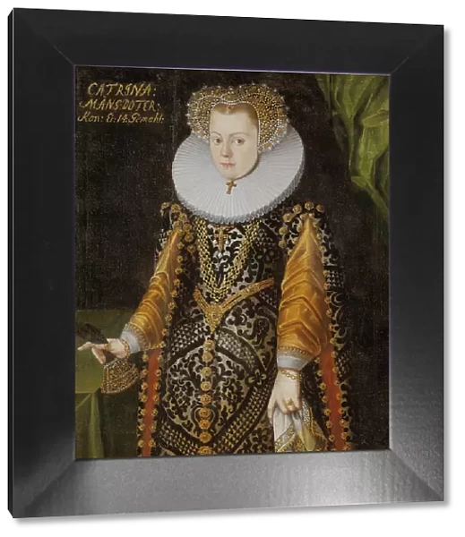 Unknown woman, formerly called Elisabet, 1549-1597, Princess of Sweden, 1580. Creator: Anon