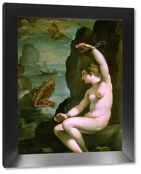 Perseus frees Andromeda, c.1612. Creator: Manetti, Rutilio (1571-1639)