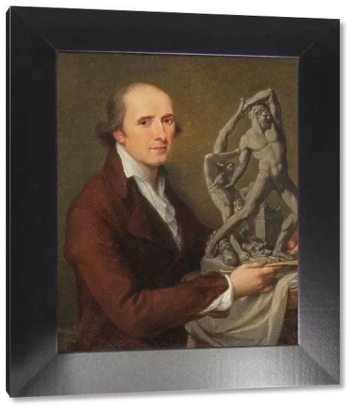 Portrait of sculptor Antonio Canova (1757-1822). Creator: Kauffmann, Angelika (1741-1807)