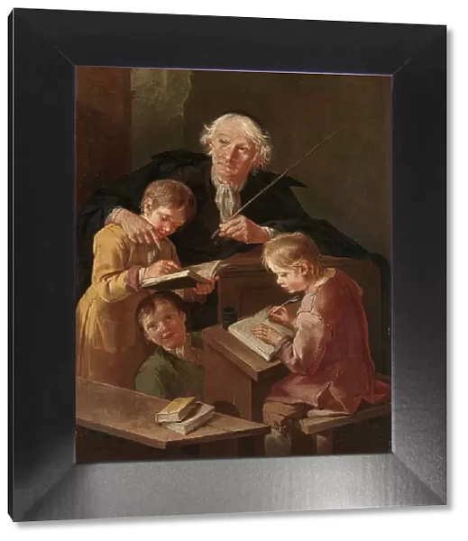La lezione del maestro (Der Unterricht des Meisters), c.1720-1730. Creator: Cipper, Giacomo Francesco (1664-1736)