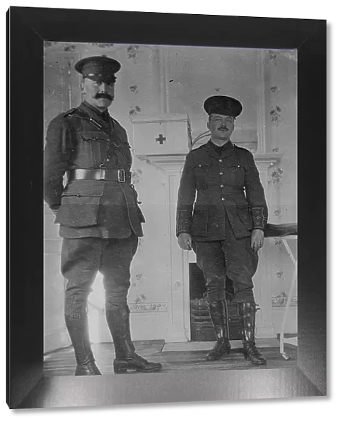 Major Elliott & Captain Young of Canadian Hospital, between 1914 and c1915. Creator: Bain News Service. Major Elliott & Captain Young of Canadian Hospital, between 1914 and c1915. Creator: Bain News Service