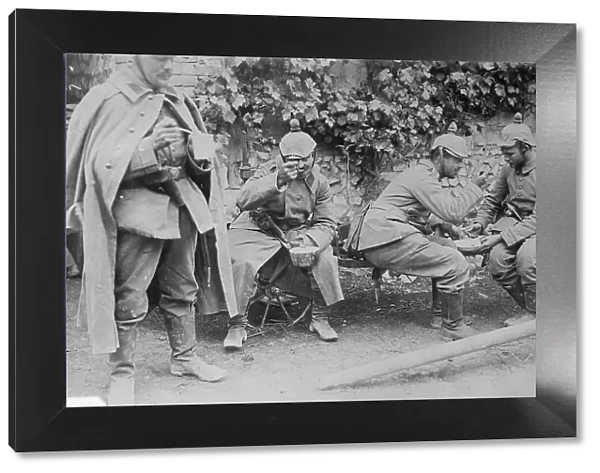 German artillerists on firing line, Verdun, between c1914 and c1915. Creator: Bain News Service