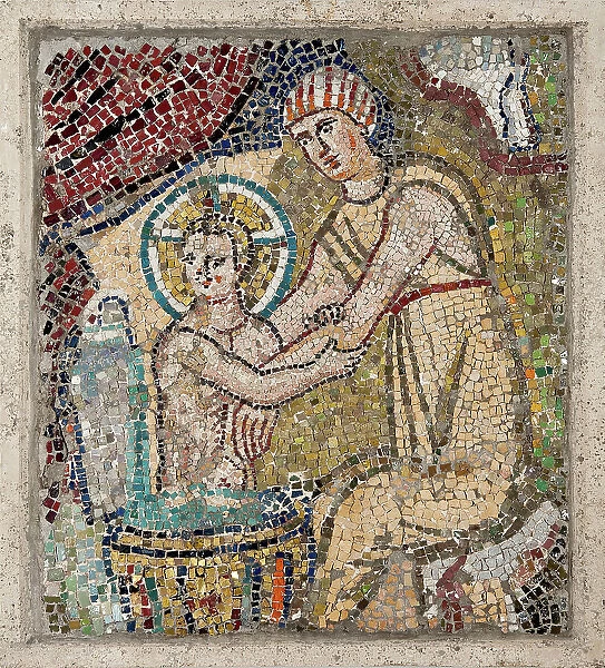 The ablution of the child, 705-707. Creator: Byzantine Master