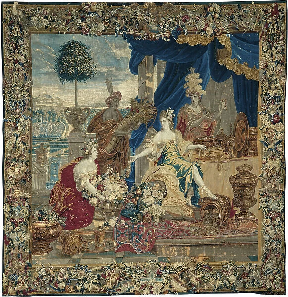 Abundantia, from The Four Continents and Related Allegories, Brussels, c. 1680  /  1700