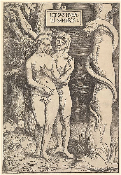 Adam and Eve, 1511. Creator: Hans Baldung