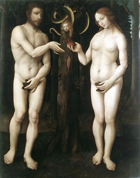 Adam and Eve ( The Temptation of Adam ), c1520. Artist: Master of Lucretia