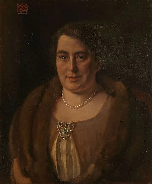 Adèle van Meekren, second wife of Andries van Wezel, 1912. Creator: Willem Witsen