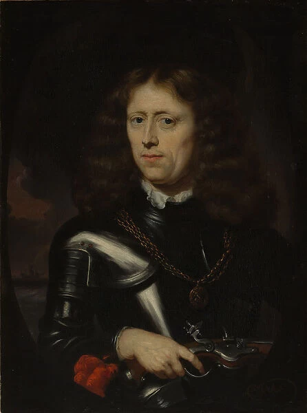 Admiral Jacob Binkes (born about 1640, died 1677). Creator: Nicolaes Maes