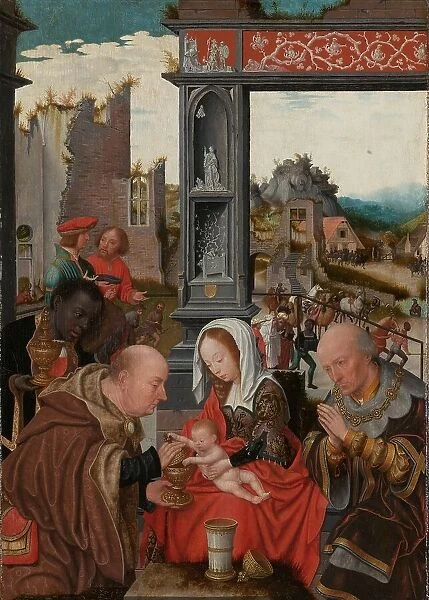 The Adoration of the Magi, c.1520-c.1525. Creator: Jan Mostaert