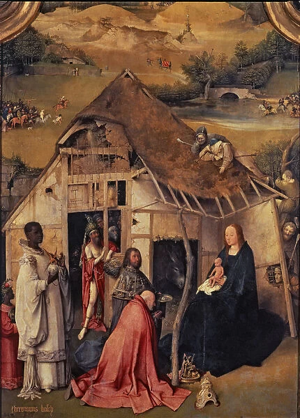 The Adoration of the Magi work by Hieronymus Bosch
