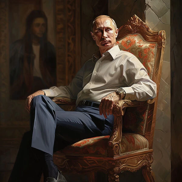 AI IMAGE - Portrait of President Vladimir Putin, 2023. Creator: Heritage Images