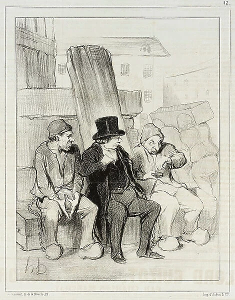 Ainsi donc, mon ami à vingt-deux ans vous aviez déjà tué trois hommes... 1844. Creator: Honore Daumier