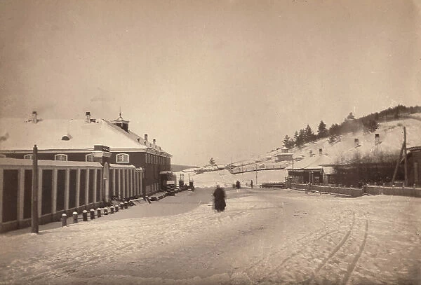 Alexandrofski central prison about sixty versts from Irkutsk, 1886. Creator: Unknown