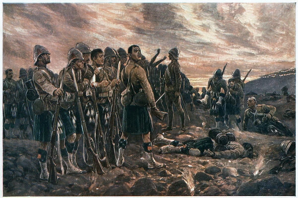 All That Was Left of Them, 2nd Boer War, 1899. Artist: Richard Caton Woodville II