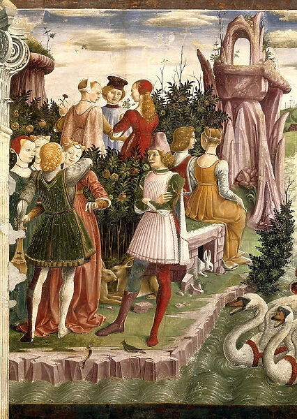 Allegory of April: Triumph of Venus, 1468-1470. Creator: Francesco del Cossa (1436-1478)