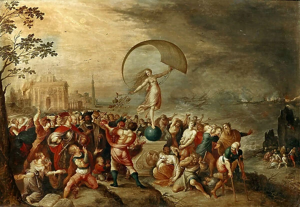 Allegory of Fortune, 1615-1620. Creator: Francken, Frans, the Younger (1581-1642)