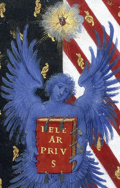 Angel with book, c1524. Creator: Bellemare Group