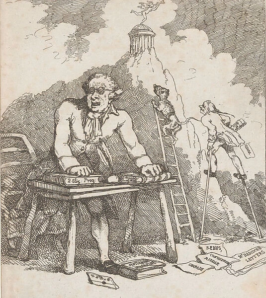 With Anger Foaming... from Benevolent Epistle, 1790. 1790. Creator: Thomas Rowlandson