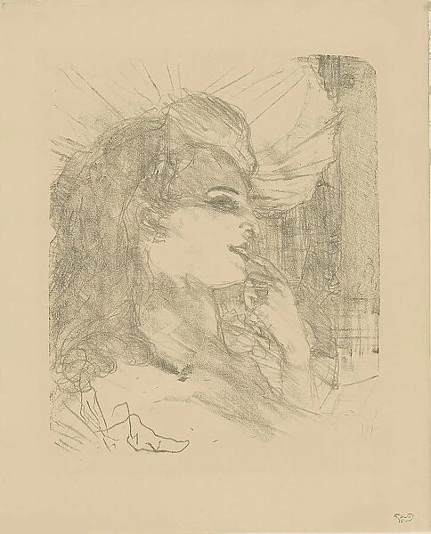 Anna Held (1873-1918), c. 1898. Creator: Toulouse-Lautrec, Henri, de (1864-1901)